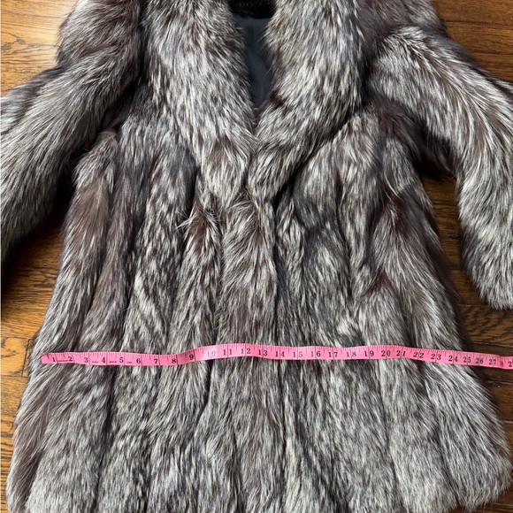 Frederick Gelb black silver fox fur coat - Picture 10 of 15